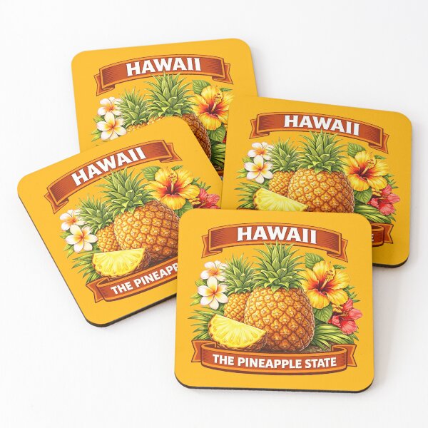 Item preview, Hawaii - The USA Pineapple State designed and sold by Myra365Art.
