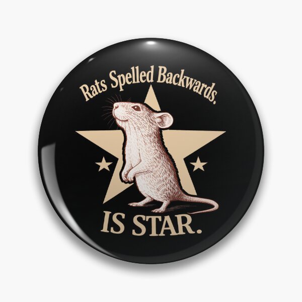 Item preview, Rats Spelled Backwards is Star Rat Meme Rat Lover Animal  designed and sold by gear-posters.