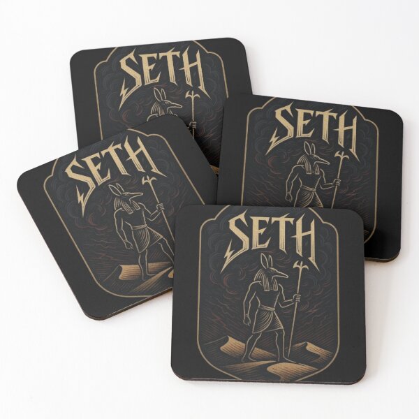 Item preview, Seth God Ancient Egypt Design, Egyptian Mythology, Chaos and Desert God, Osiris Myth, Horus Rival, Egyptian Deity Art designed and sold by Typologystudios.