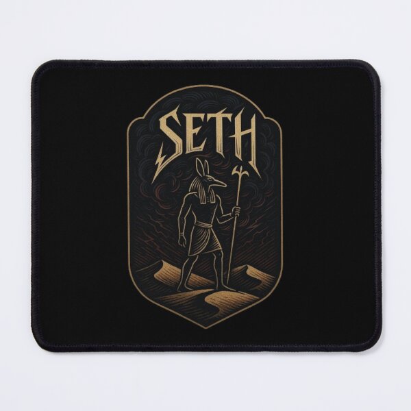 Item preview, Seth God Ancient Egypt Design, Egyptian Mythology, Chaos and Desert God, Osiris Myth, Horus Rival, Egyptian Deity Art designed and sold by Typologystudios.