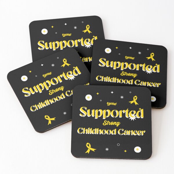 Item preview, Loved Supported Strong Childhood Cancer designed and sold by ACA Design & Print.