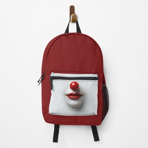 Item preview, red clown minimal designed and sold by PinkBossStudio.