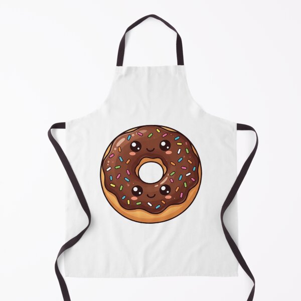 Item preview, Chocolate Sprinkle Donut Kawaii designed and sold by redsharkuk.