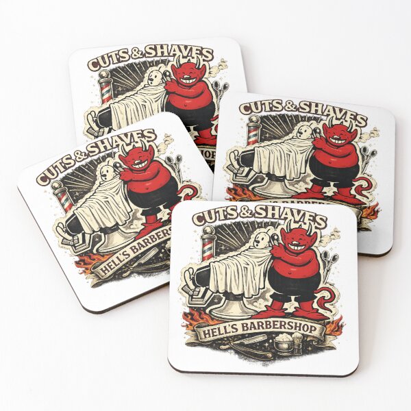 Item preview, Koko the Clown - Devil Cartoon Vintage Animation Barber Scene for Retro Cartoon Lovers  SEO Tags: designed and sold by RickE.