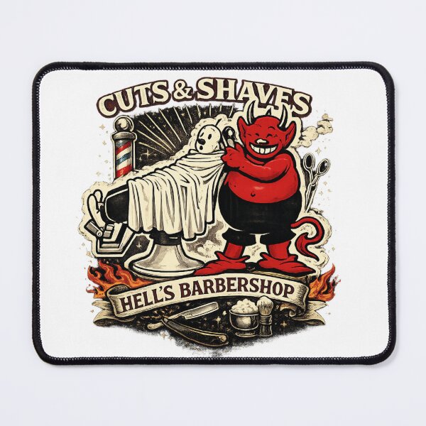 Item preview, Koko the Clown - Devil Cartoon Vintage Animation Barber Scene for Retro Cartoon Lovers SEO Tags: designed and sold by RickE.