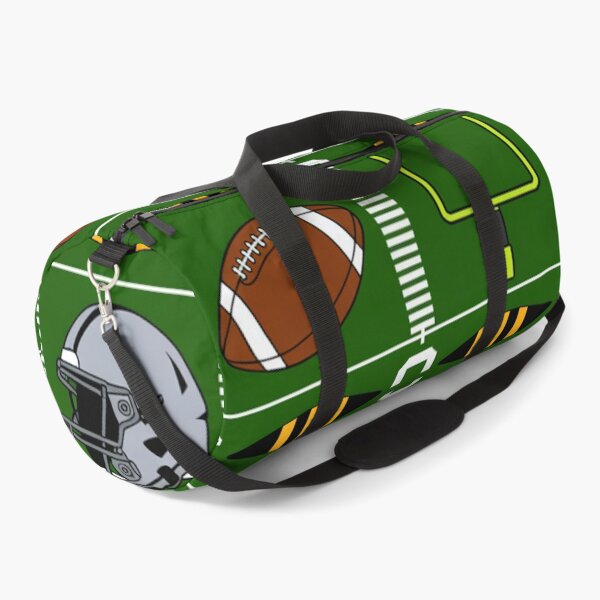 Item preview, American Football Field Seamless Pattern – Helmets, Goalposts & Yard Lines designed and sold by Midnight Veil Designs.