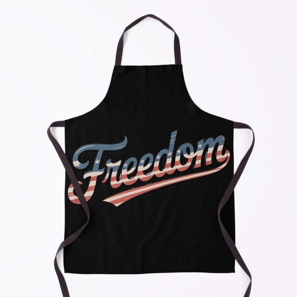 Item preview, Vintage FREEDOM Americana Script Retro Patriotic Typography designed and sold by OldGloryForge.