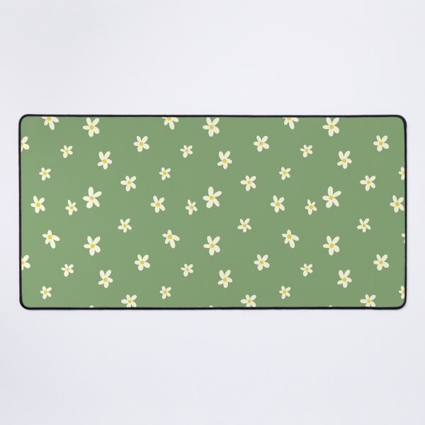 Item preview, Green Daisy Seamless Pattern designed and sold by MoonwillowArt.