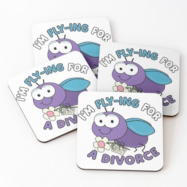 Item preview, I'm Fly-ing For A Divorce designed and sold by PunnyStickers562.