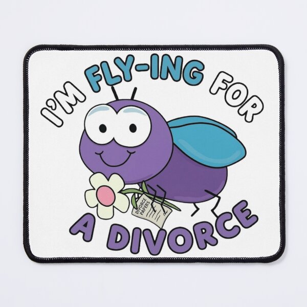 Item preview, I'm Fly-ing For A Divorce designed and sold by PunnyStickers562.