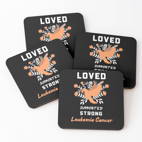 Item preview, Loved Supported Strong Leukemia Cancer designed and sold by ACA Design & Print.