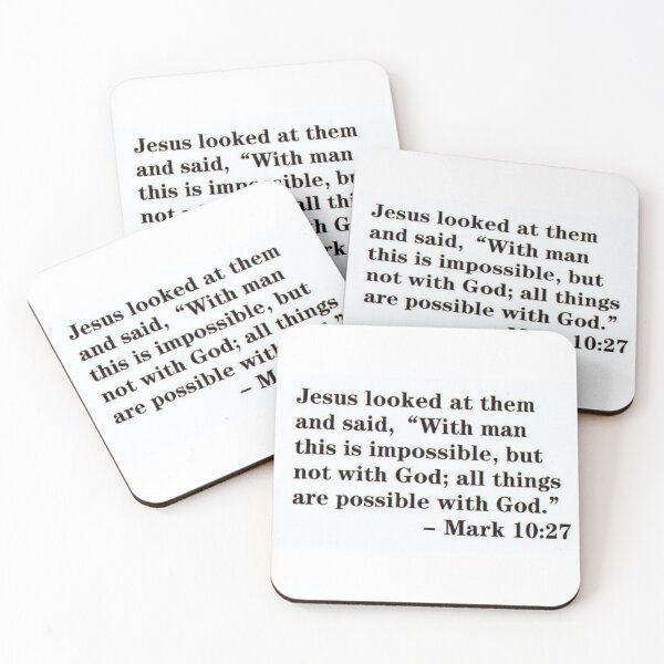 Item preview, Mark 10:27 designed and sold by di-Vera-Rosati.