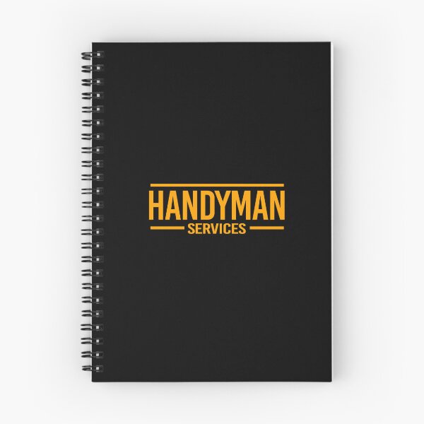 Item preview, HandyMan Service - Orange letters and black background designed and sold by rubenarocho.