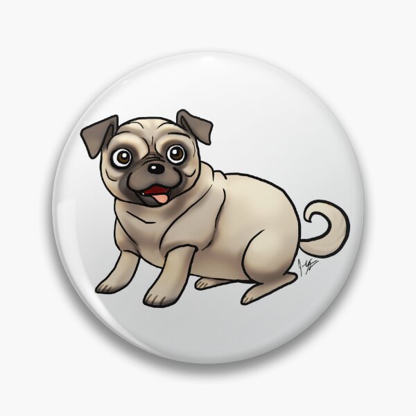 Item preview, Dog - Pug - Fawn designed and sold by Jennifer Stolzer.