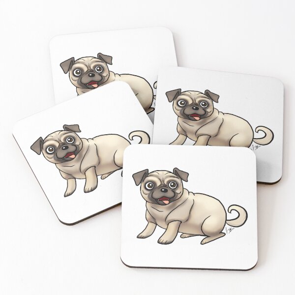 Item preview, Dog - Pug - Fawn designed and sold by Jennifer Stolzer.