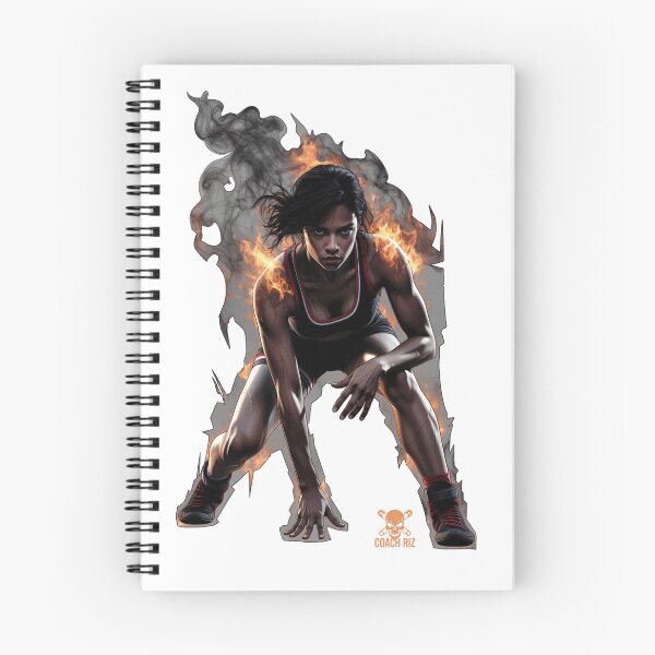 Item preview, Female Wrestler Fire Stance designed and sold by Coach-Riz.