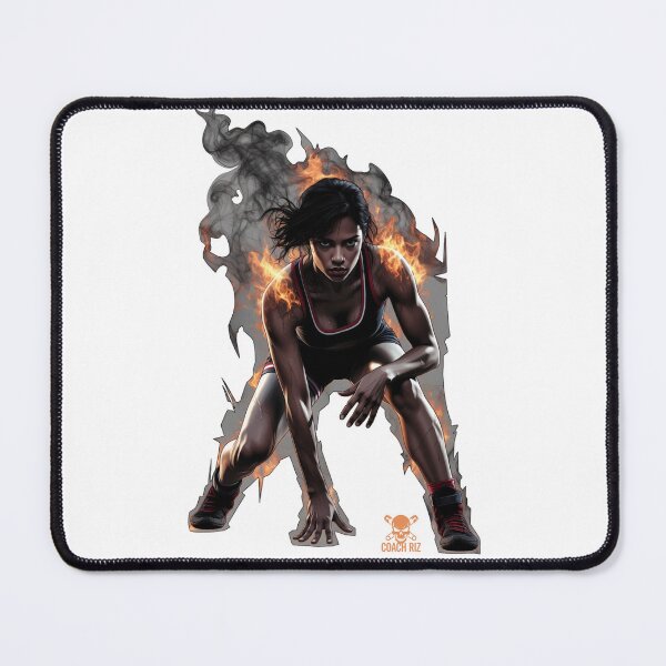 Item preview, Female Wrestler Fire Stance designed and sold by Coach-Riz.