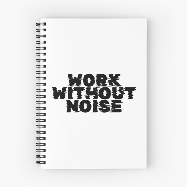 Item preview, Work Without Noise – Minimalist Discipline Mindset Quote designed and sold by AXIS-EQUILIBRIO.