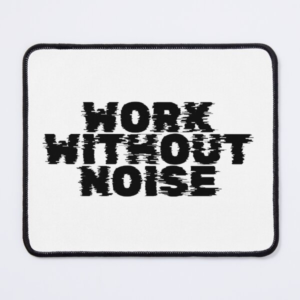 Item preview, Work Without Noise – Minimalist Discipline Mindset Quote designed and sold by AXIS-EQUILIBRIO.