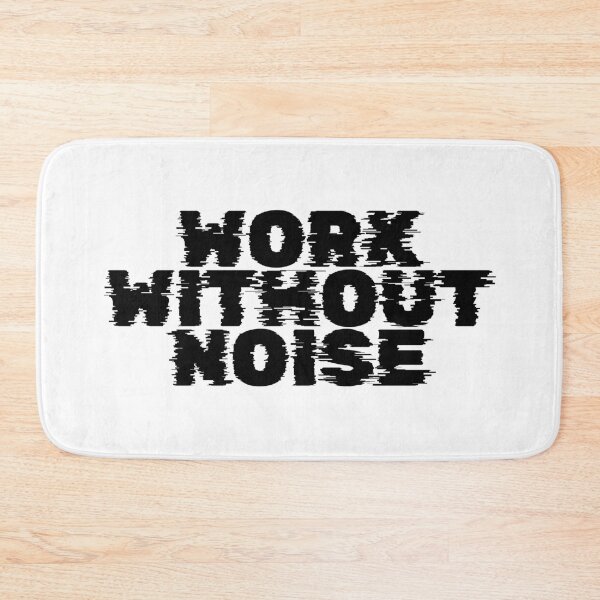Item preview, Work Without Noise – Minimalist Discipline Mindset Quote designed and sold by AXIS-EQUILIBRIO.