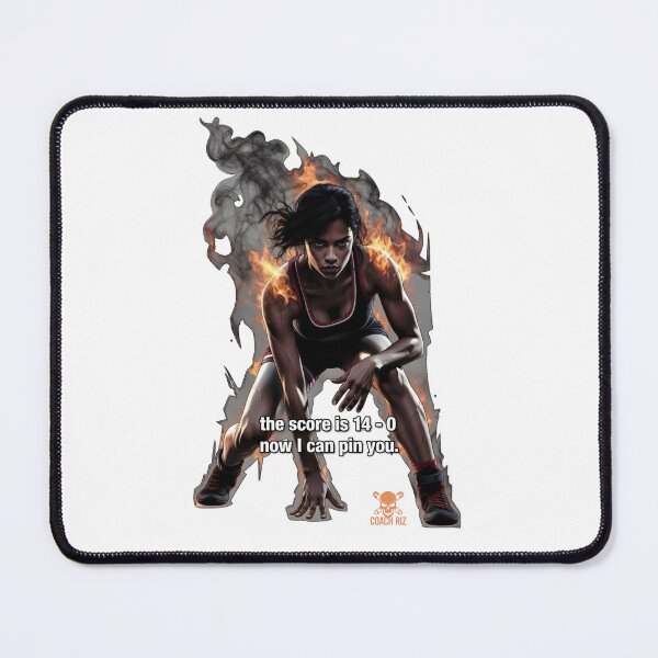 Item preview, 14-0 Now I Can Pin You Female Wrestler designed and sold by Coach-Riz.
