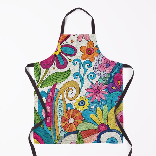 Item preview, Retro 1960's Colorful Vibrant Floral Hippie Art Designs designed and sold by DEC02.