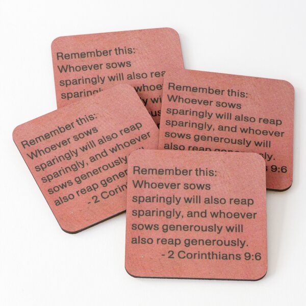 Item preview, 2 Corinthians 9:6 designed and sold by di-Vera-Rosati.
