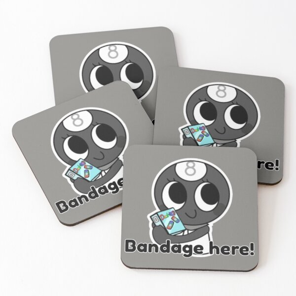 Item preview, Dandy's World Sticker: "Bandage here!" designed and sold by SNAPPJAWZ.