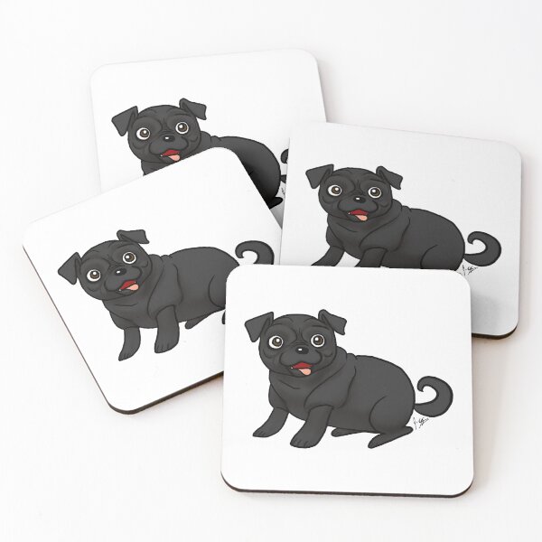 Item preview, Dog - Pug - Black designed and sold by Jennifer Stolzer.