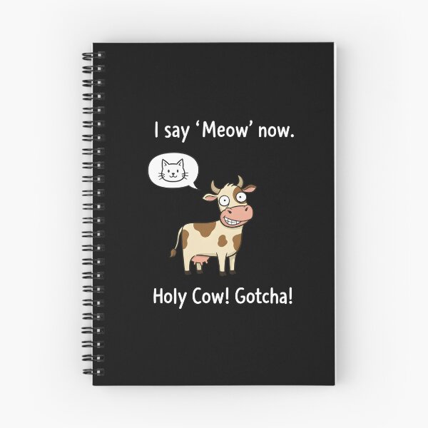 Item preview, Confused Cow Prank - I Say Meow Now designed and sold by Knkd3100.