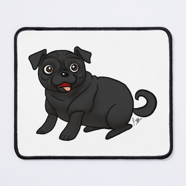 Item preview, Dog - Pug - Black designed and sold by Jennifer Stolzer.