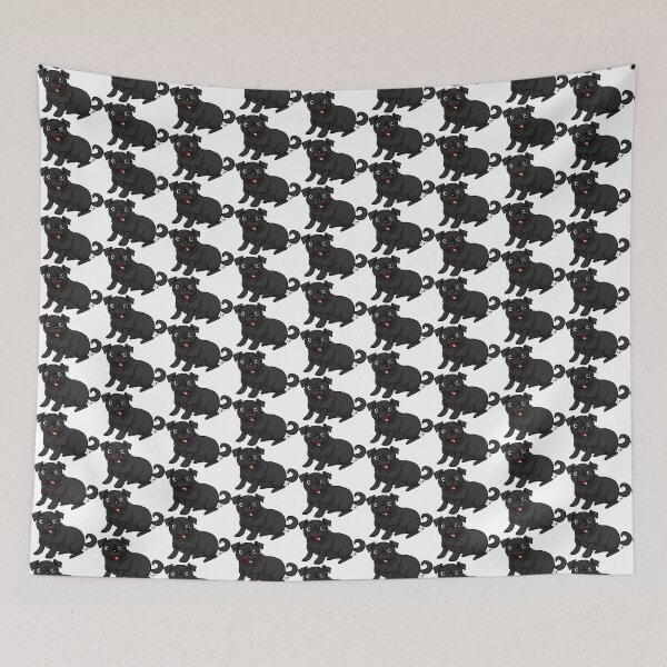 Item preview, Dog - Pug - Black designed and sold by Jennifer Stolzer.