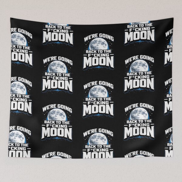 Item preview, We're Going Back to the Moon designed and sold by reallyrealnow.