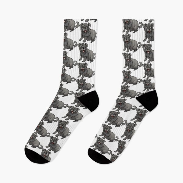 Item preview, Dog - Pug - Gray designed and sold by Jennifer Stolzer.