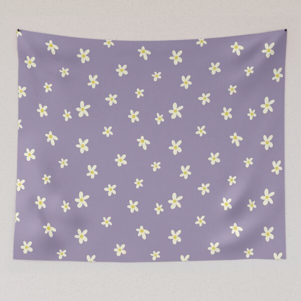 Item preview, Purple Daisy Seamless Pattern designed and sold by MoonwillowArt.
