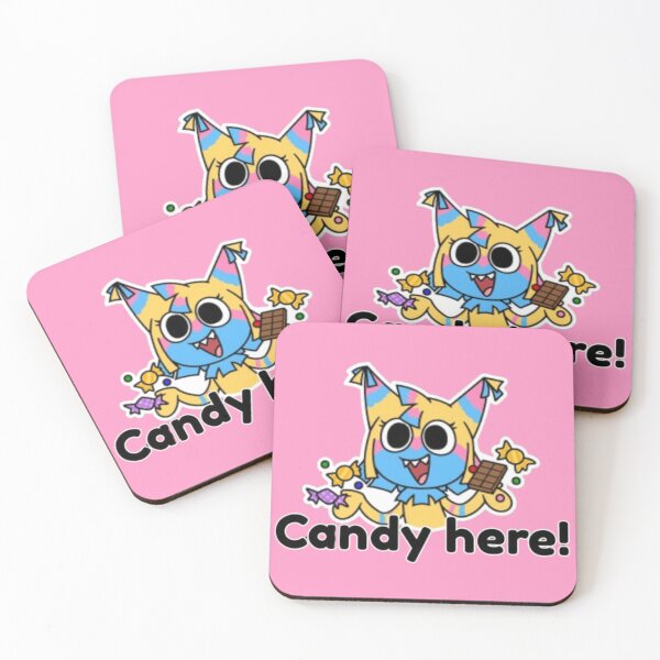 Item preview, Dandy's World Sticker: "Candy here!" designed and sold by SNAPPJAWZ.