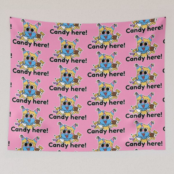 Item preview, Dandy's World Sticker: "Candy here!" designed and sold by SNAPPJAWZ.