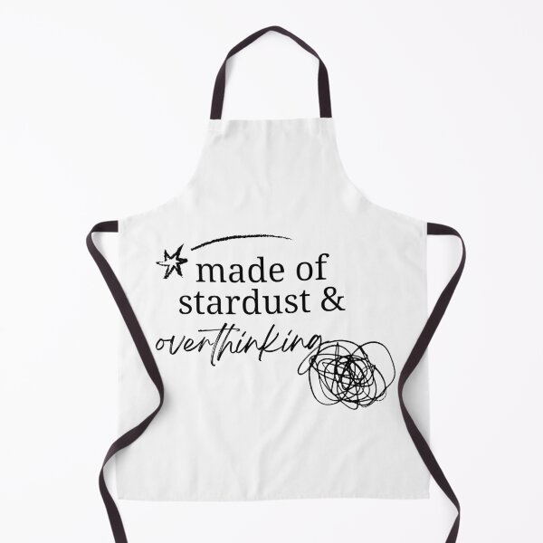Item preview, Made of Stardust and Overthinking – Cosmic Introvert Aesthetic Quote Design designed and sold by CosmicCutouts.