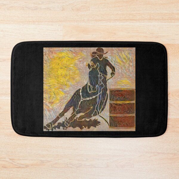 Item preview, Cowgirls Barrel Racing Portrait designed and sold by franktact.