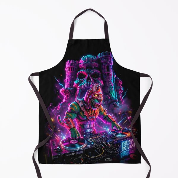Item preview, Battle Cat DJ - Retro Castle Skulls Nightclub designed and sold by keythxctrs.