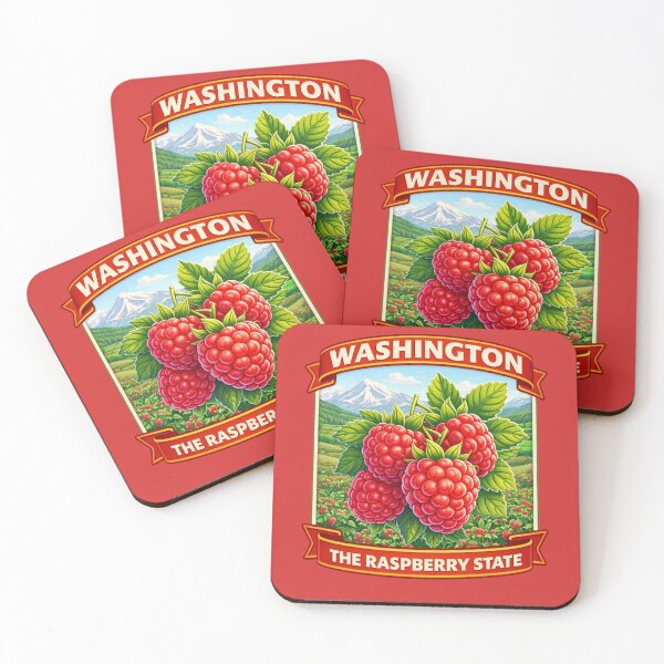 Item preview, Washington - The USA Raspberry State designed and sold by Myra365Art.