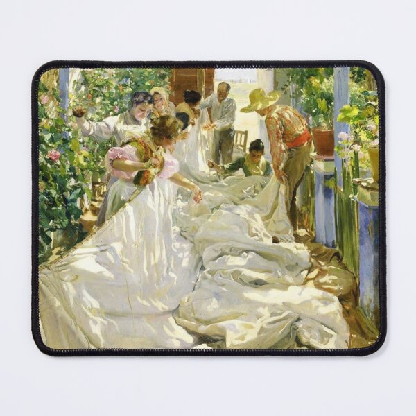 Item preview, Sewing the Sail, 1896 by Joaquin Sorolla designed and sold by DONTSPACEAWAY.