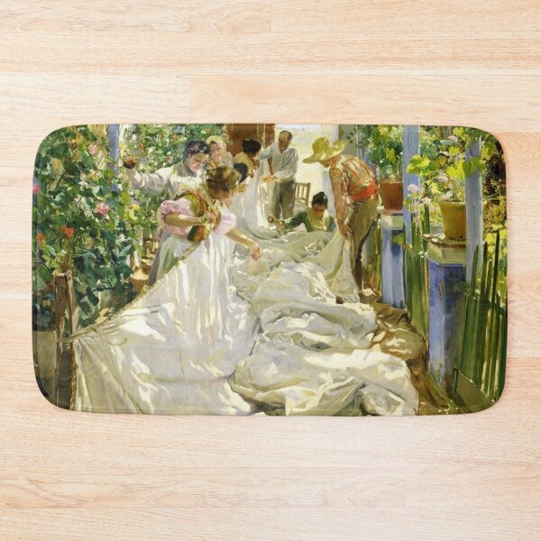Item preview, Sewing the Sail, 1896 by Joaquin Sorolla designed and sold by DONTSPACEAWAY.