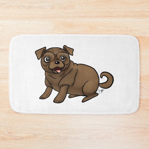 Item preview, Dog - Pug - Brown designed and sold by Jennifer Stolzer.