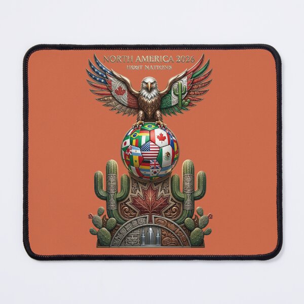 Item preview, North America 2026 Host Nations - Commemorative Global Soccer Heritage Art designed and sold by Kony83.