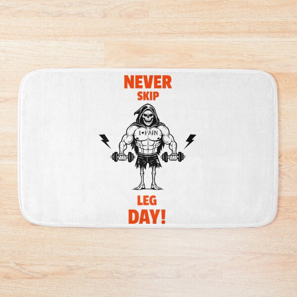 Item preview, Never Skip Leg Day Grim Reaper Gym Shirt designed and sold by spencestees.