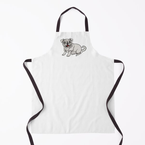 Item preview, Dog - Pug - Silver designed and sold by Jennifer Stolzer.