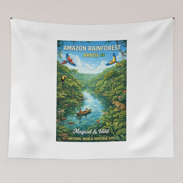 Item preview, Amazon Rainforest – Magical & Wild designed and sold by ElartedeNoel.