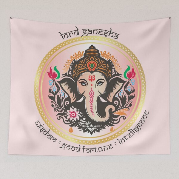 Item preview, Gods of India Art Series - Lord Ganesha - Wisdom, Good fortune, Intelligence designed and sold by ArtGMerch.