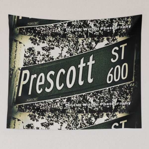Item preview, Prescott Street, Pasadena, California by Mistah Wilson designed and sold by The Street Sign Store.